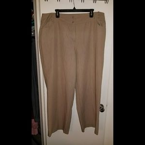 Cato Khaki Dress Pants Size 20W